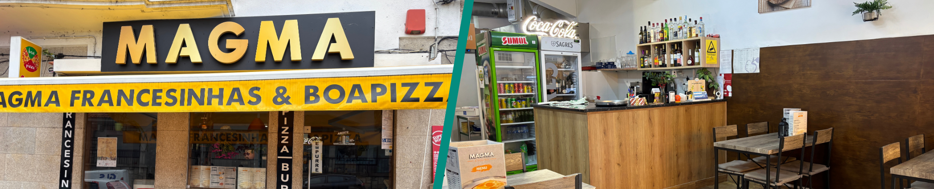 Magma francesinhas & boapizza banner