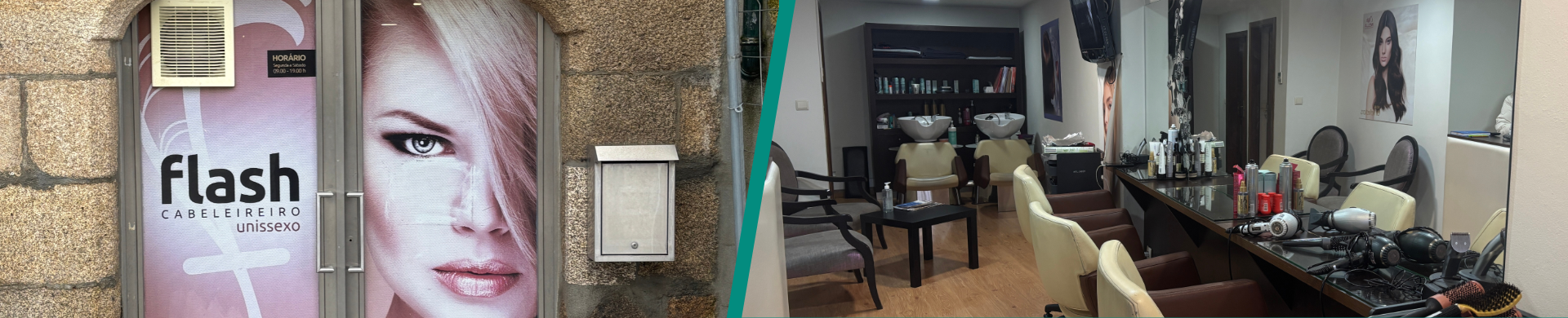 Flash cabeleireiro banner
